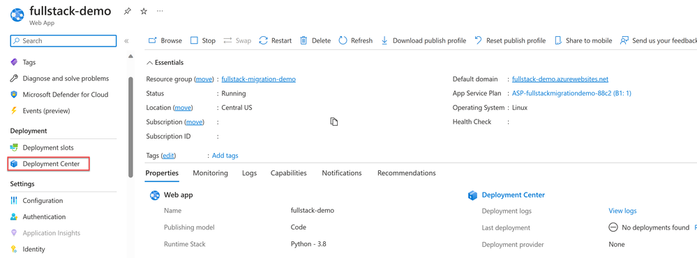 select-deployment-center.png