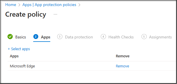 Image 5: New APP creation wizard – Application Selection