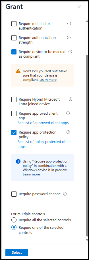 Image 27: Conditional Access Policy – MAM Enforcement