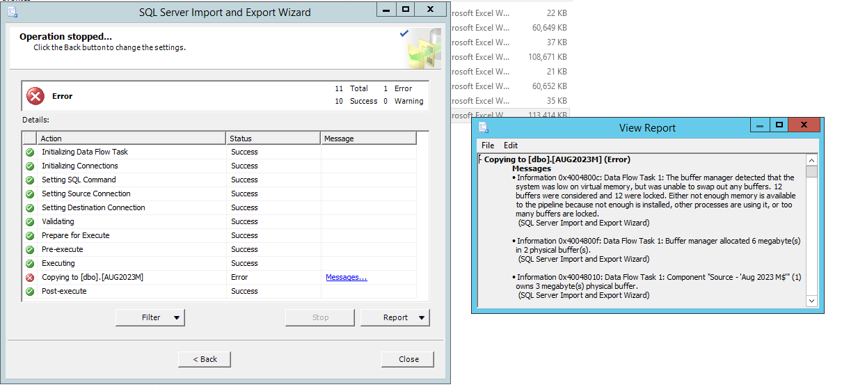 Import Data error from Excel | Microsoft Community Hub