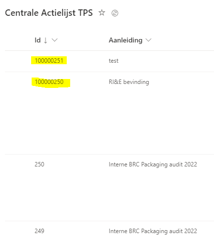 Auto increment ID column