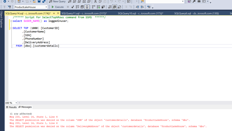 Microsoft Fabric Row-Level Security (RLS) & Column-Level security(CLS ...