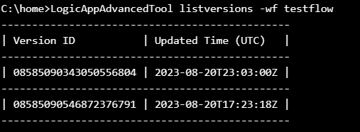 listversions.png