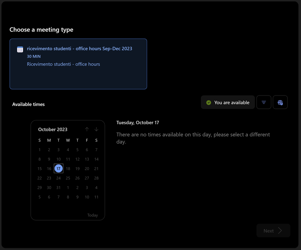 viewing logged with unibo account