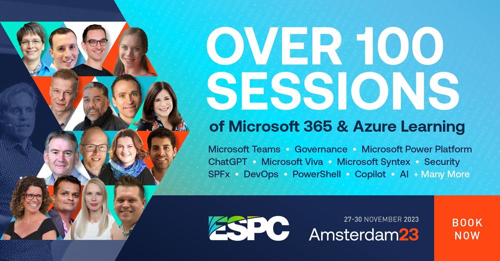 European SharePoint Conference 2023 | Amsterdam, Netherlands | November 27 – November 30, 2023 | SharePointEurope.com