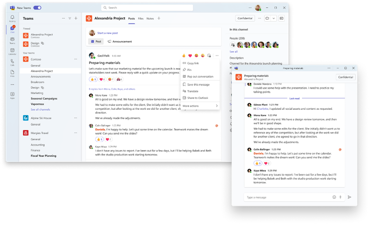 Create focused collaboration with the new Microsoft Teams channels ...