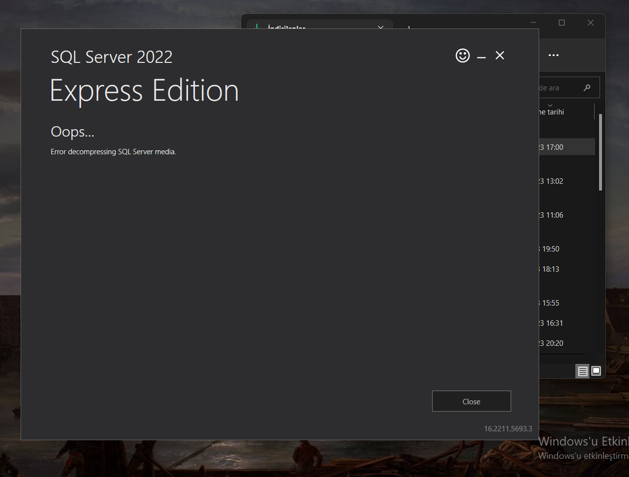 sql server error | Microsoft Community Hub