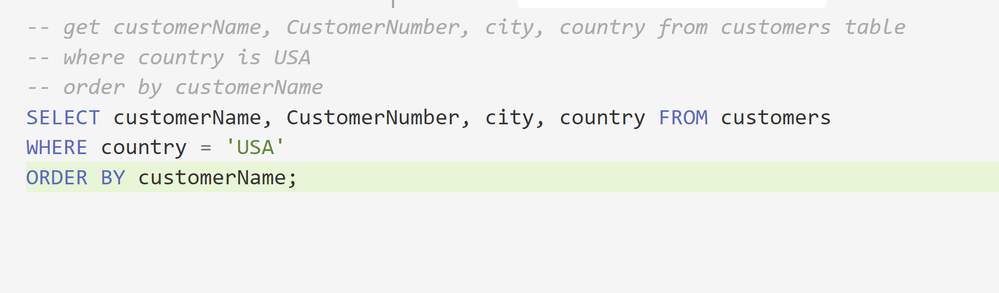 Scenario 4: Complete your queries using natural language