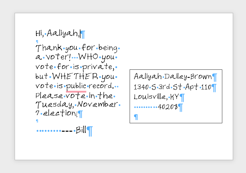 Same MM document in "Preview" mode (not that data from Excel SS is populated)