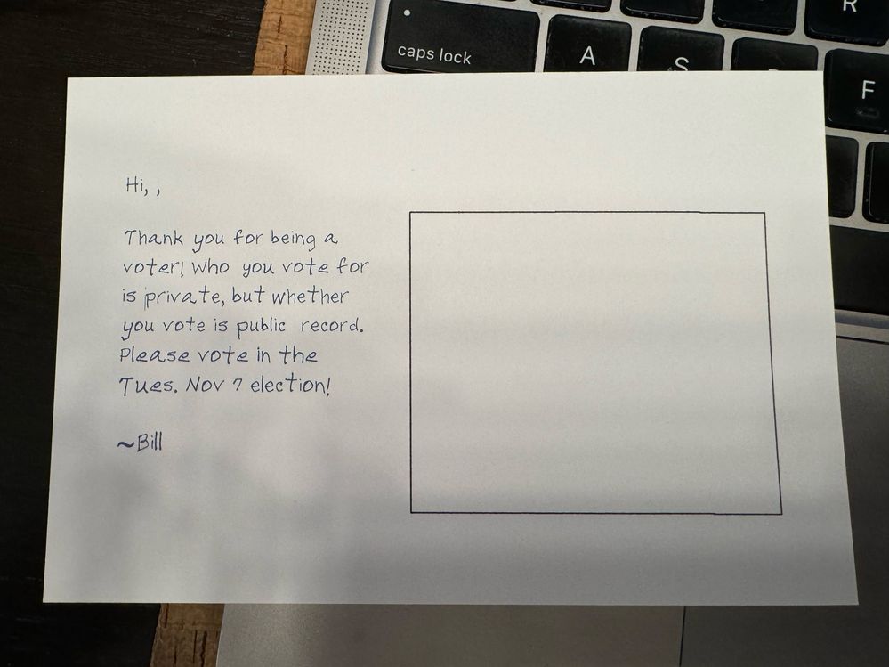 Actual printed output (note that all merged data is missing)