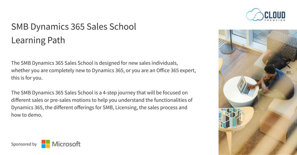 Ad-SMB Dynamics 365 Sales School Learning Path.png