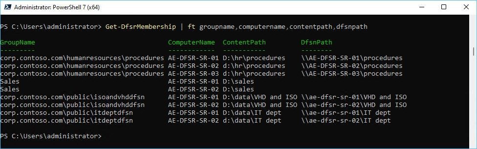 powershell output