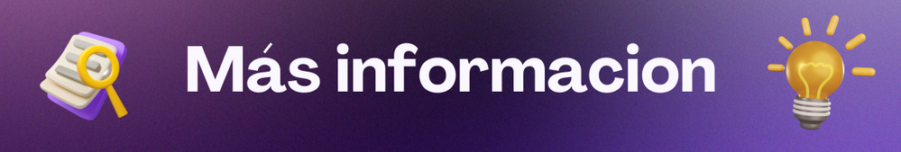 más información