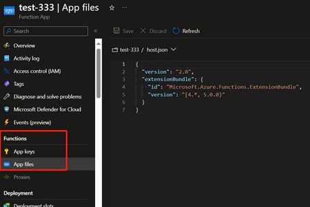 Functions menu not shown in Function App | Microsoft Community Hub