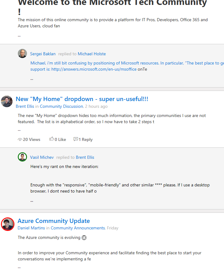 Improvements have not fixed basic stuff | Microsoft Community Hub