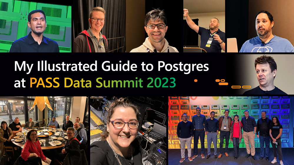 Figure 1: The og:image social graphic for this PGSQL Phriday blog post about the PASS Data Community Summit 2023.