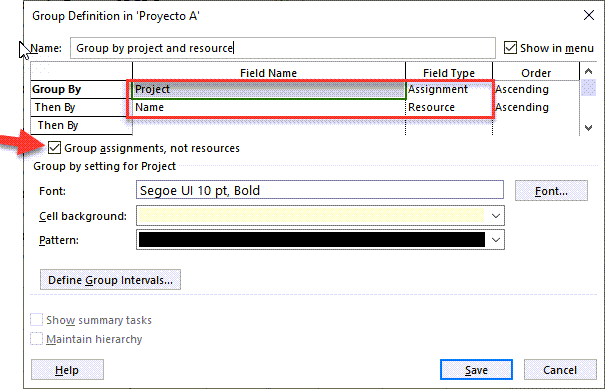 Group by Project - Resource cost.png