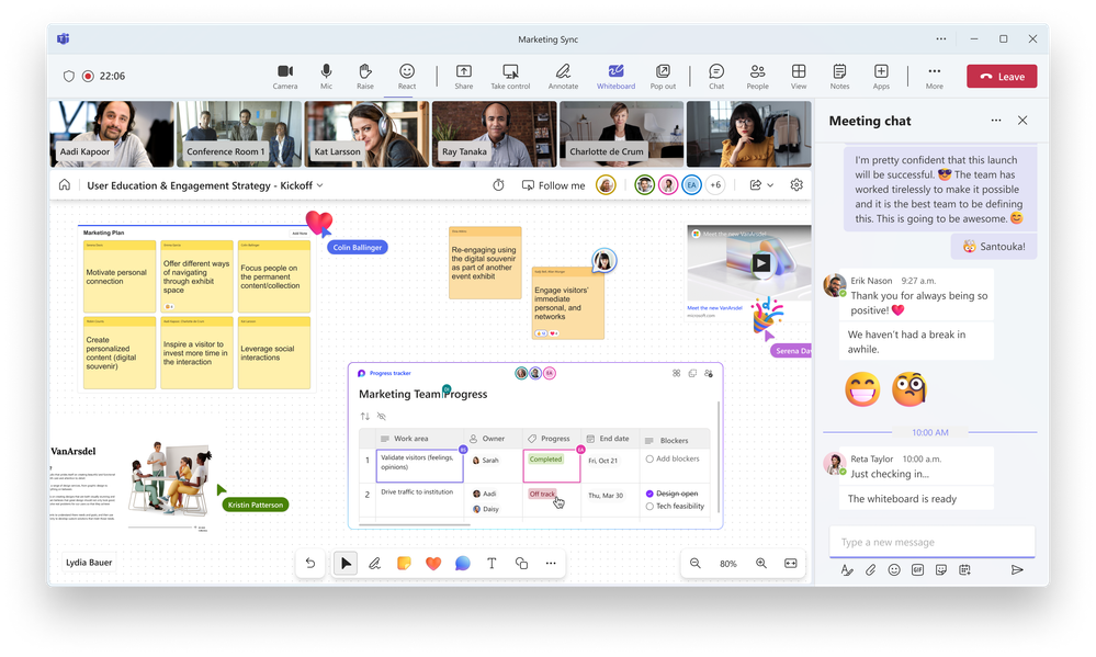 Create a Whiteboard and add Loop components within.